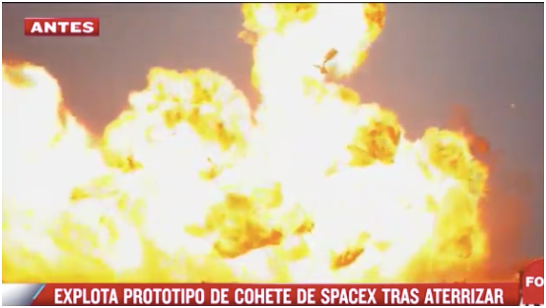 explosión SpaceX