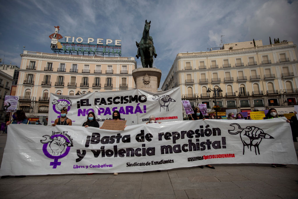 Día Internacional de la Mujer en Madrid, España