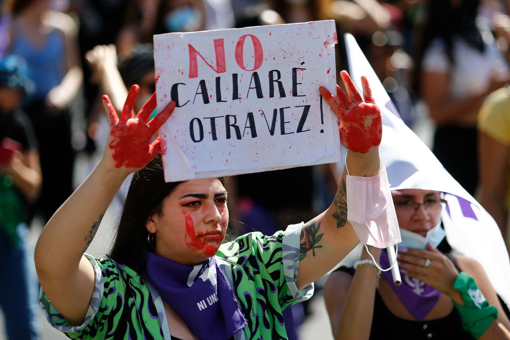 Día Internacional de la Mujer en Santiago de Chile