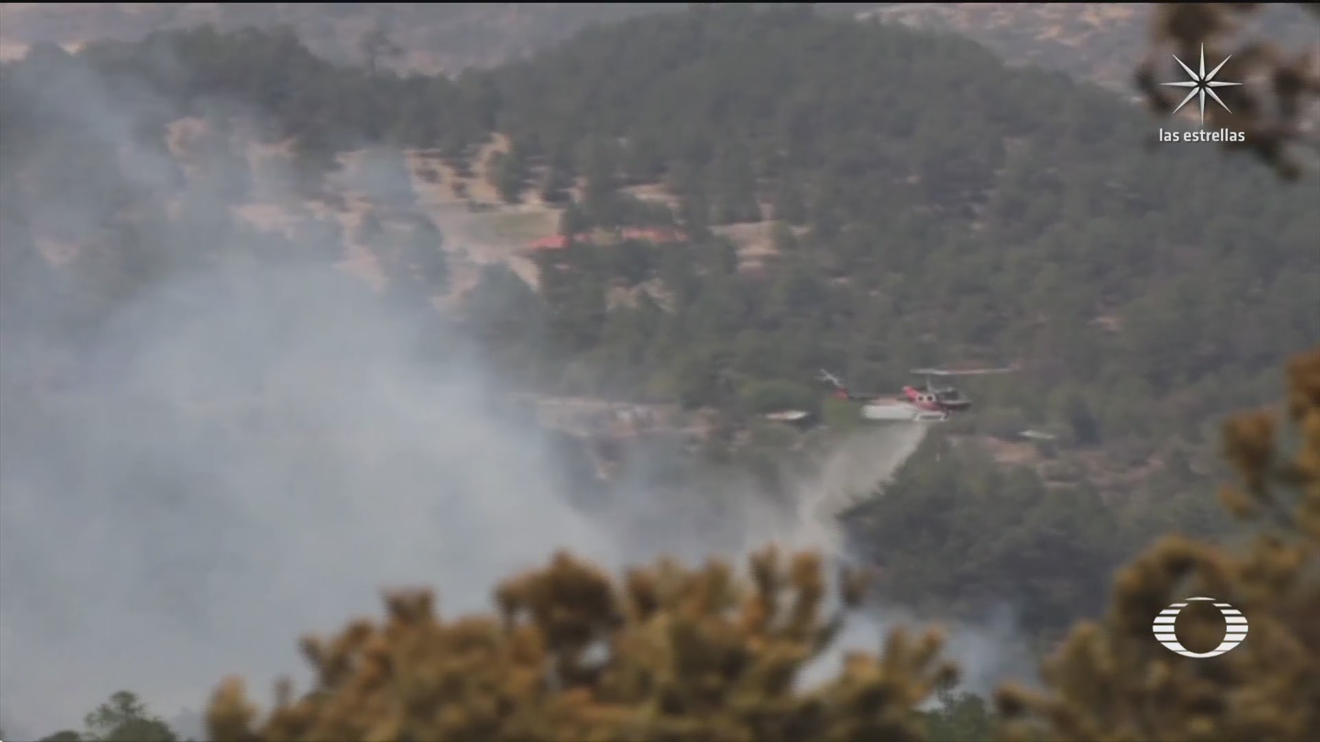fuertes vientos complican combate del incendio forestal en arteaga coahuila