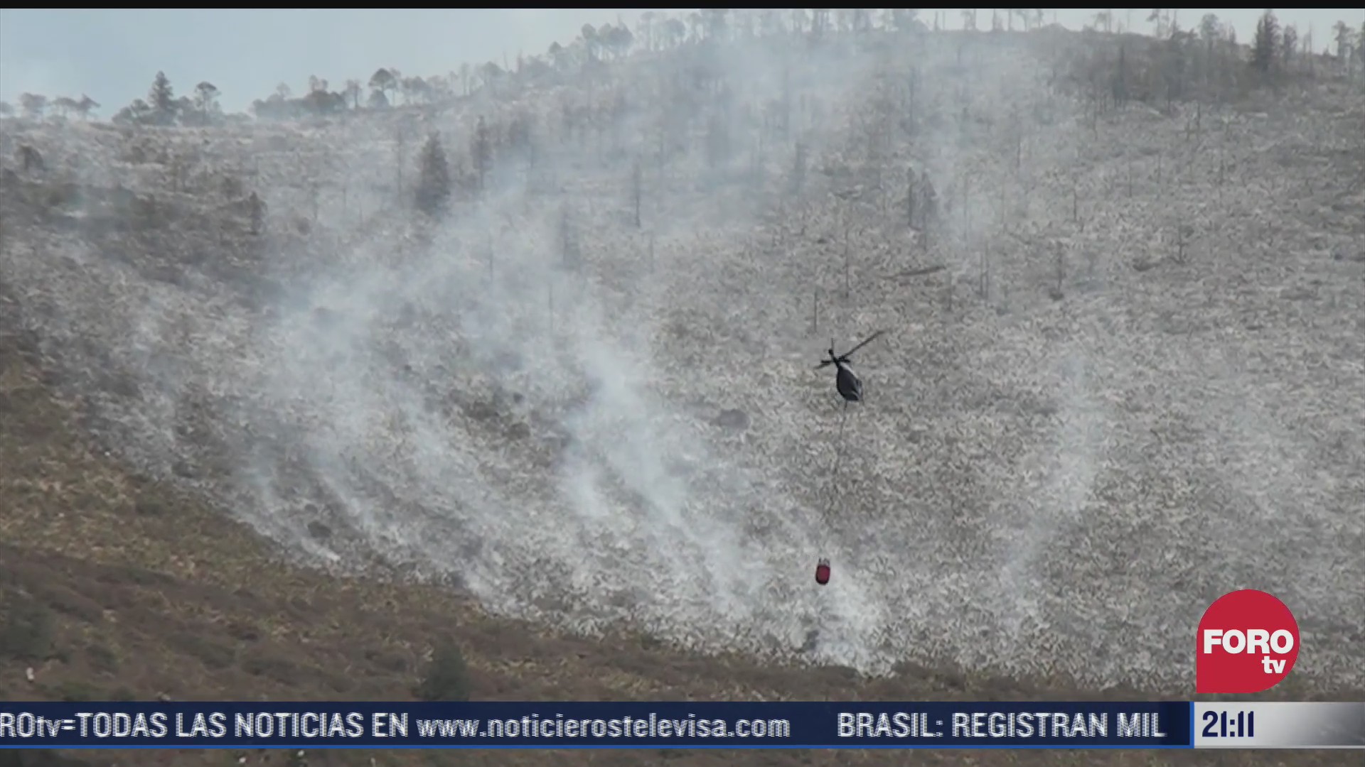 imparable el incendio forestal en arteaga coahuila