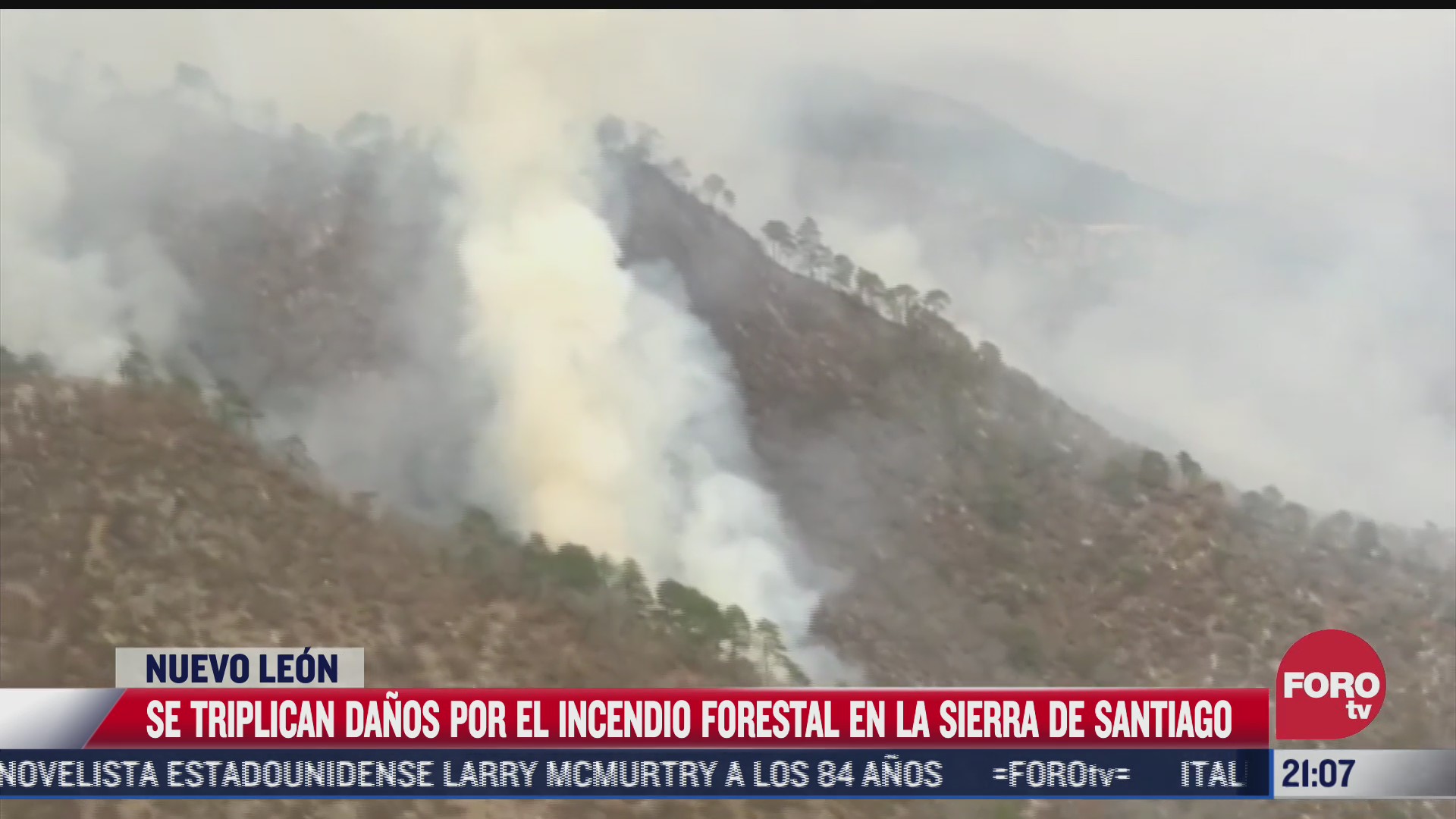 incendio forestal en sierra de santiago consume mas de 8 mil hectareas