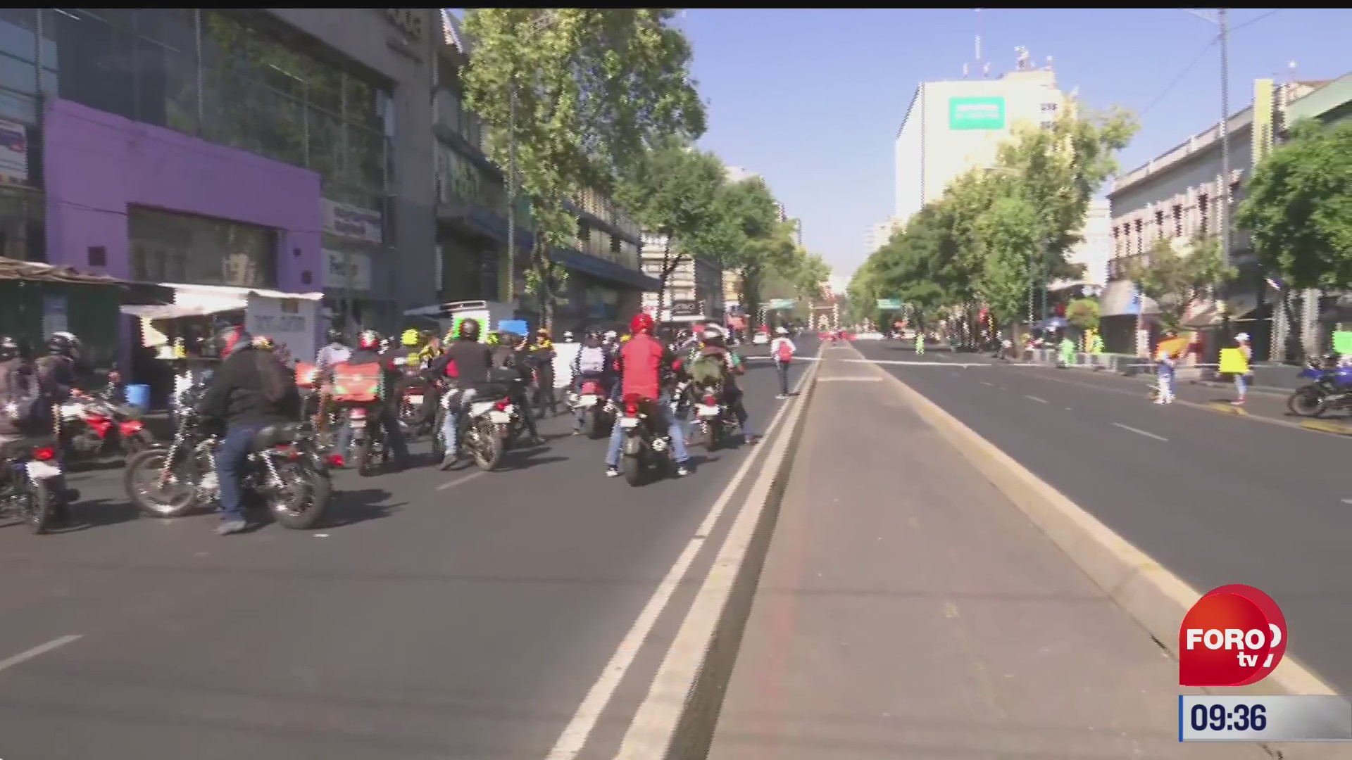 manifestantes afectan vialidades en calles del centro historico de cdmx