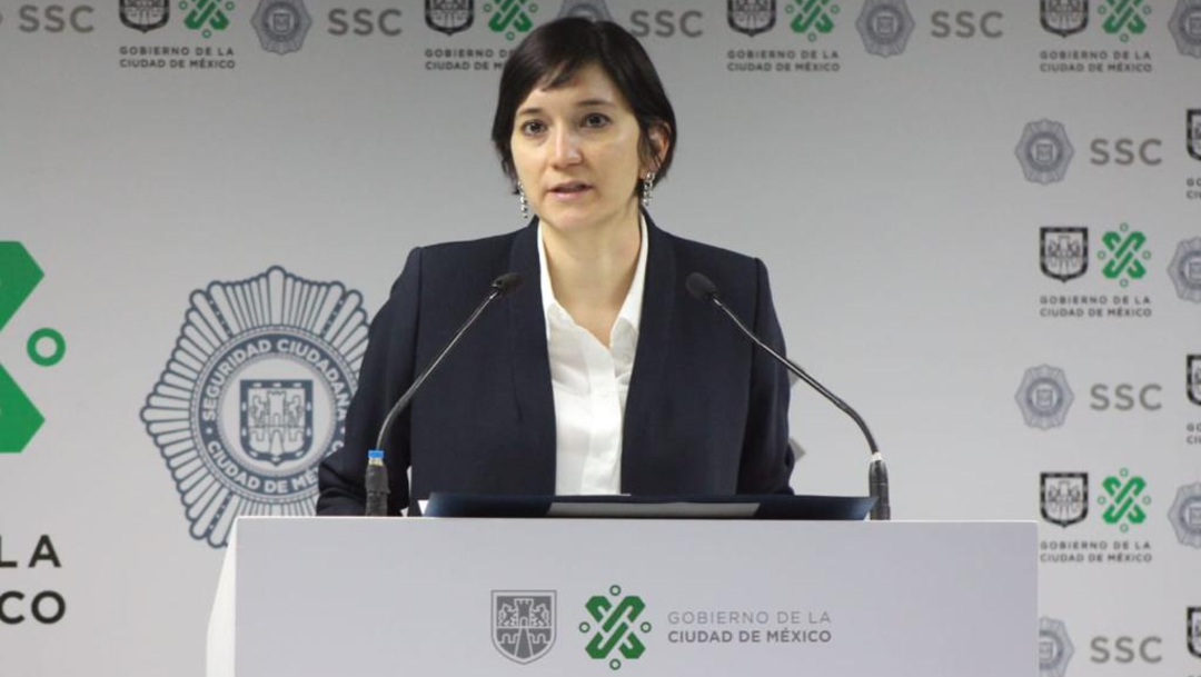 Marcela Figueroa, subsecretaria de Desarrollo Institucional de la Secretaria de Seguridad Ciudadana capitalina