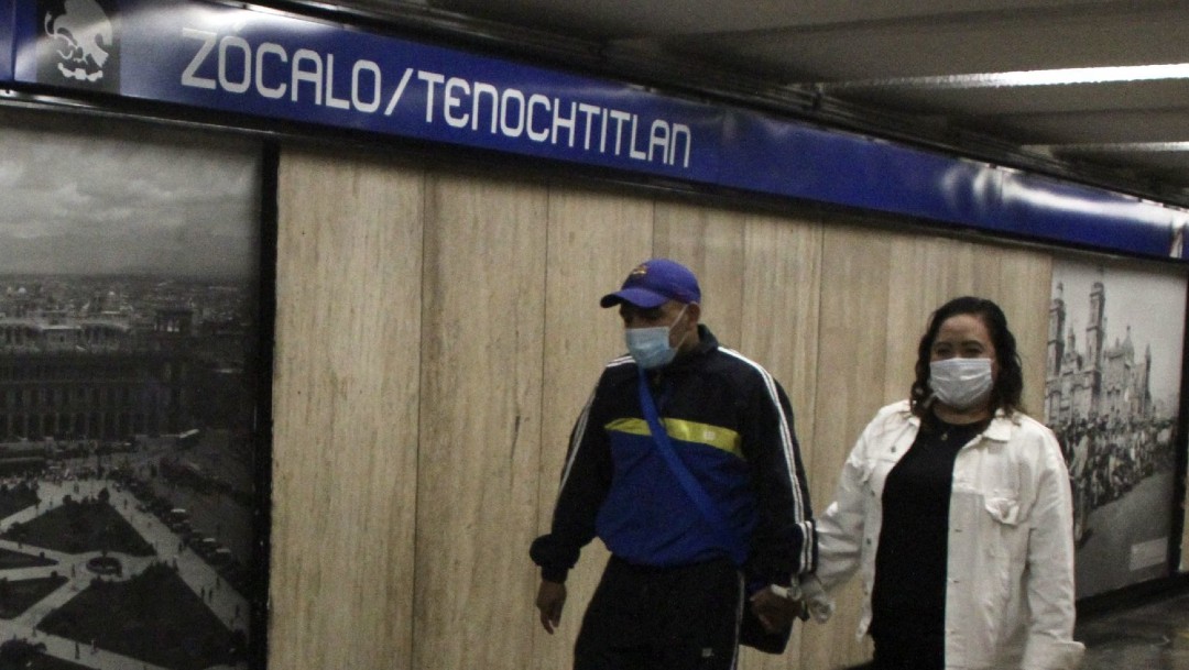 Metro Zócalo, de la Línea 2