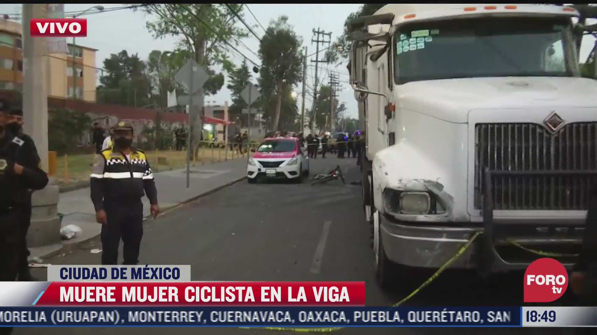 muere mujer ciclista atropellada en la viga cdmx