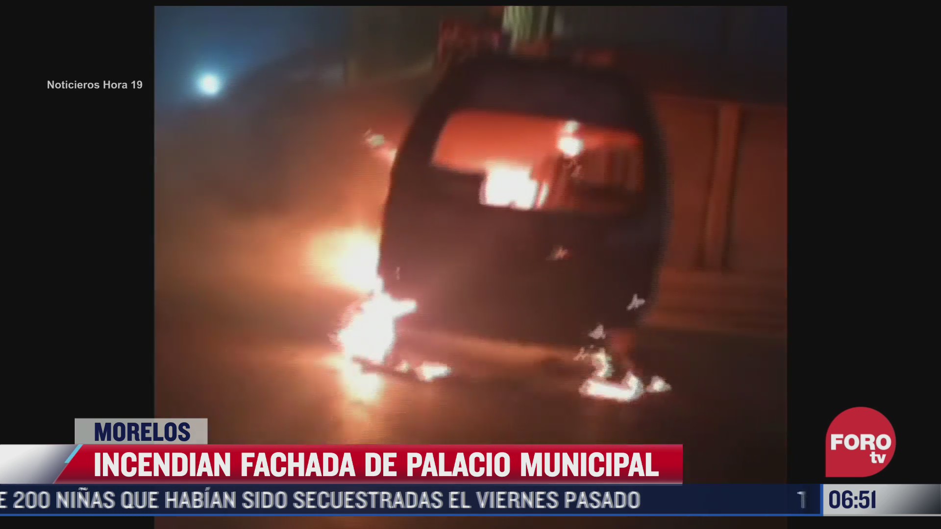 pobladores incendian fachada del palacio municipal de huitzilac morelos