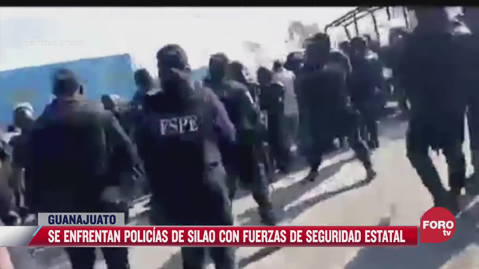 policias se enfrentan en silao guanajuato