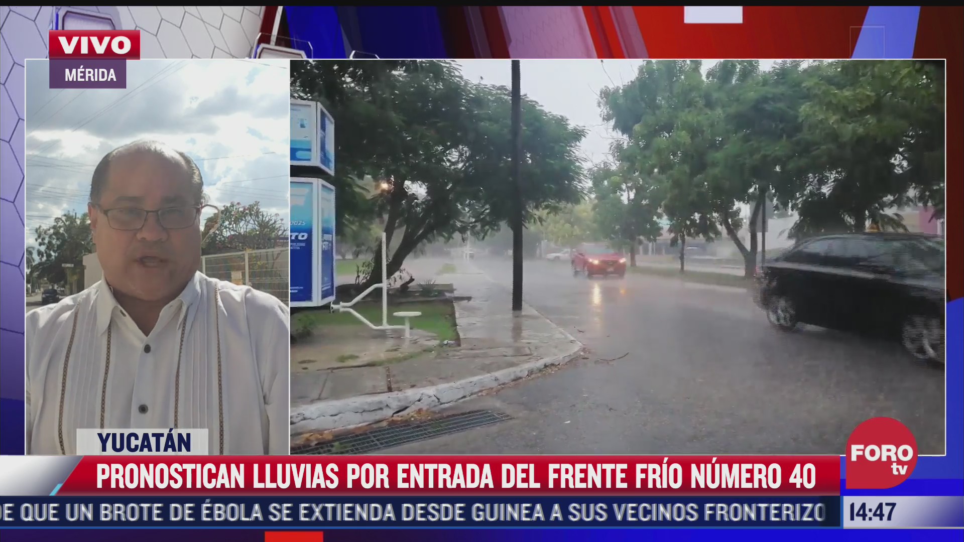 pronostican lluvias por entrada de frente frio 40 en yucatan