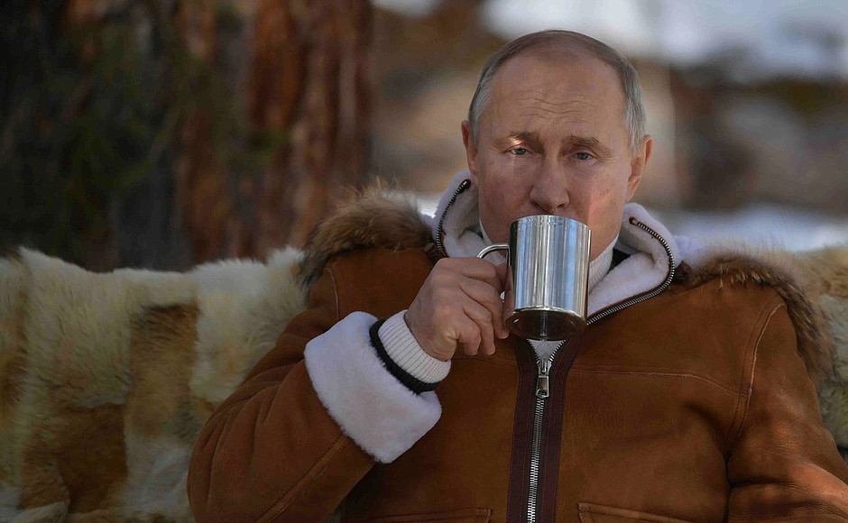 Putin pasa el fin de semana en la taiga siberiana. (Foto: @KremlinRussia_E)