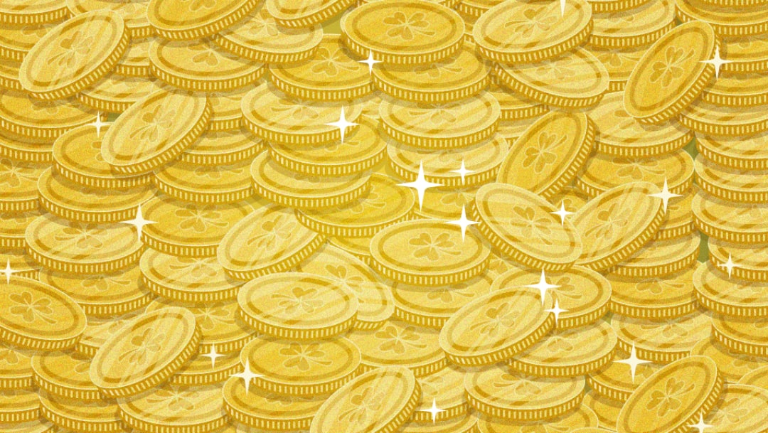 reto visual monedas oro