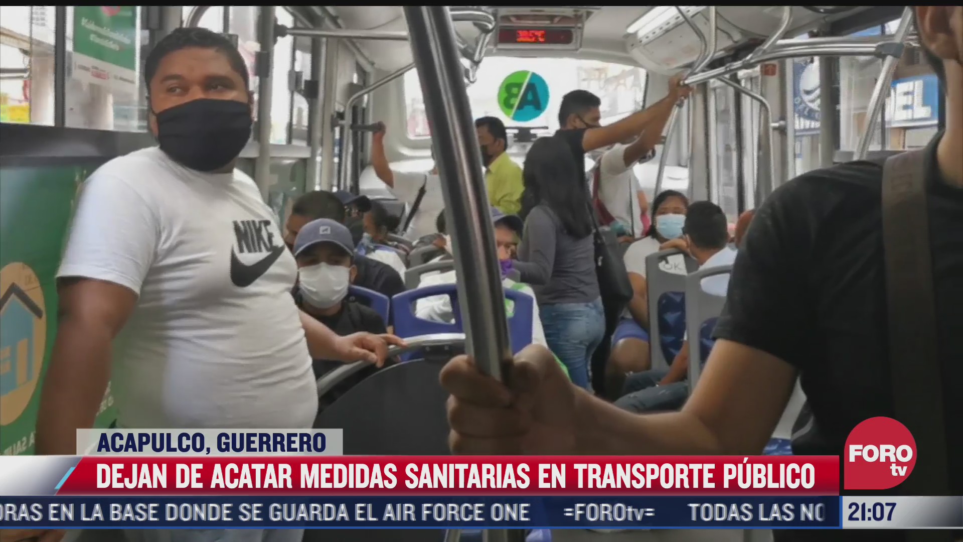 transportistas dejan de acatar medidas sanitarias en acapulco