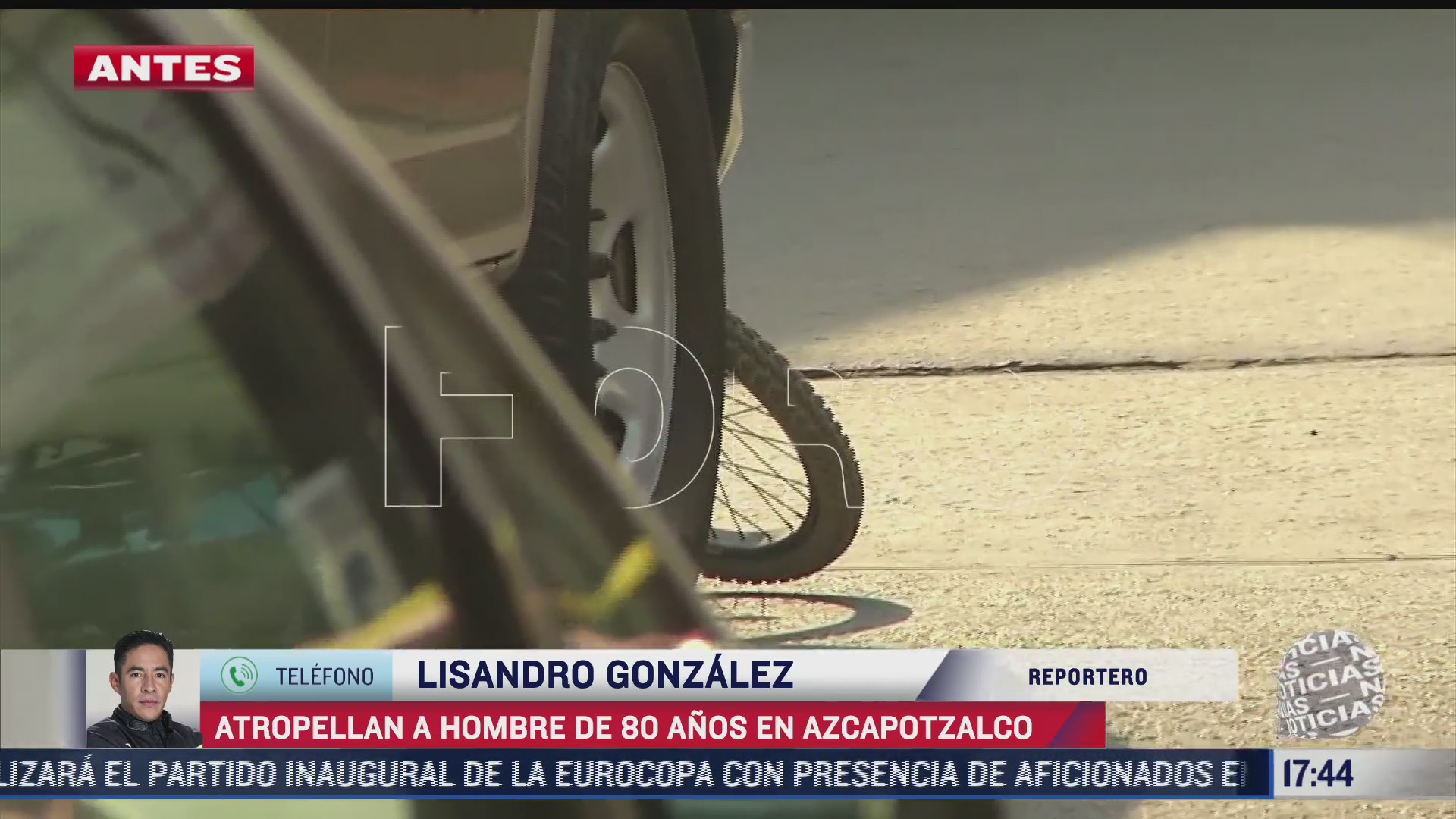 un ciclista de 80 anos de edad murio atropellado en la alcaldia azcapotzalco el conductor estaba distraido con su telefono celular
