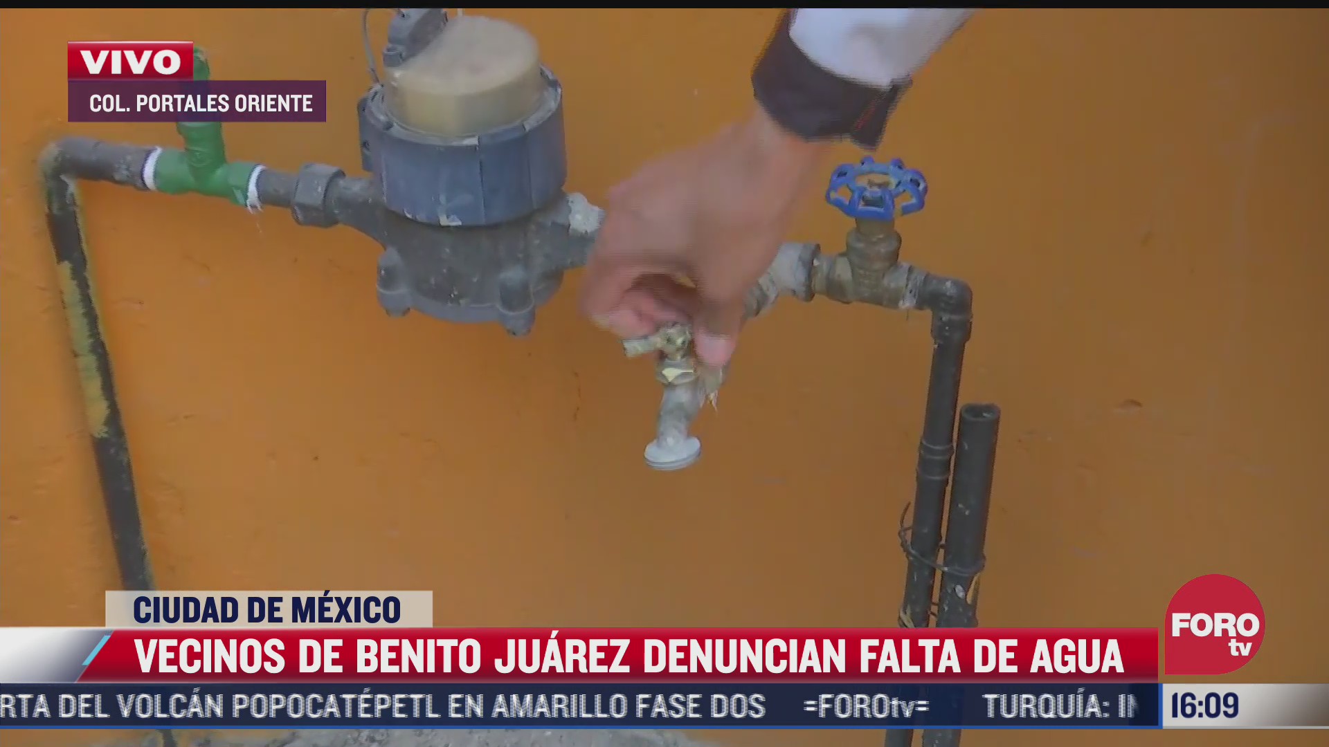 vecinos de la benito juarez denuncian falta de agua