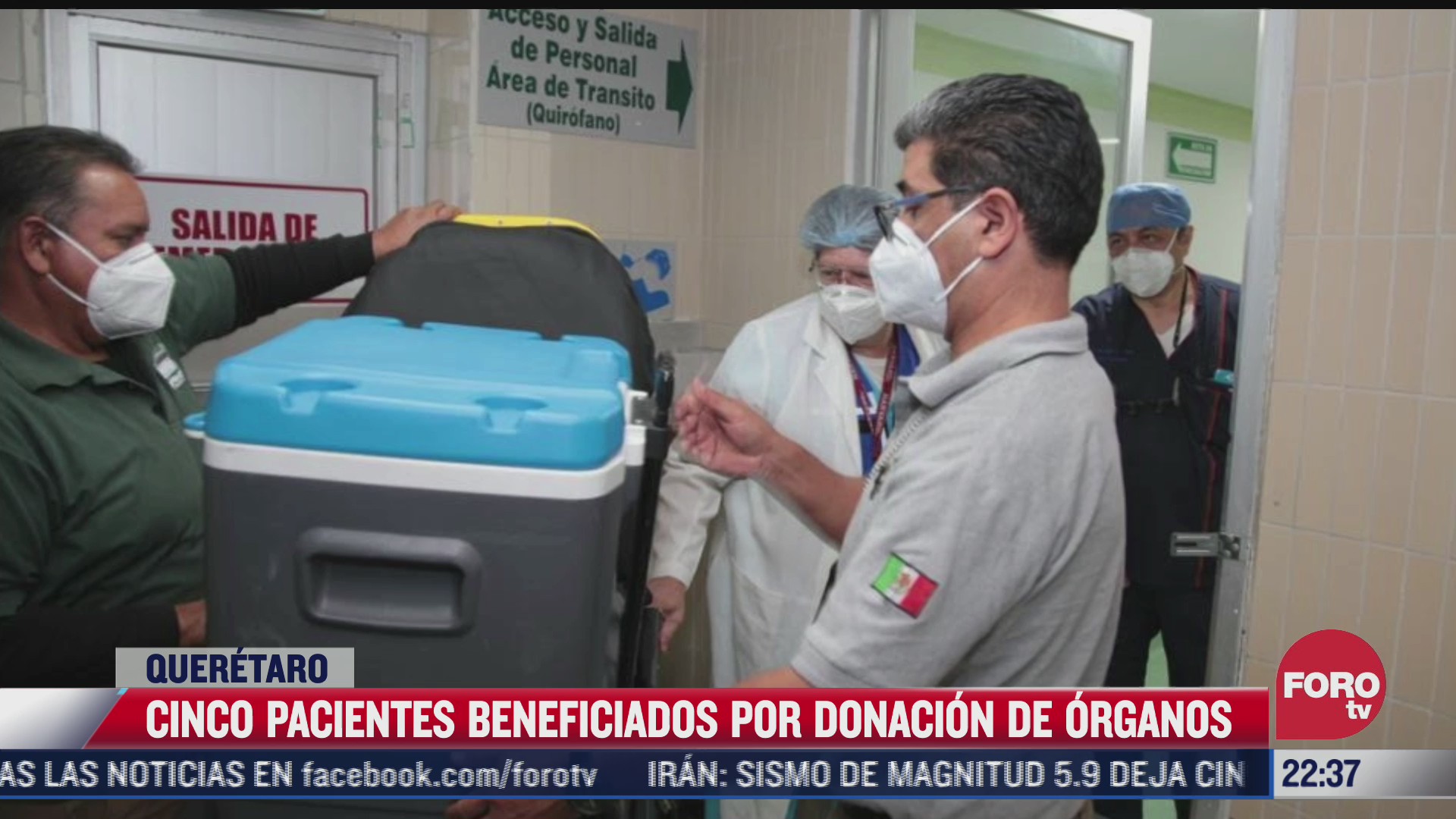 5 pacientes beneficiados por donacion de organos