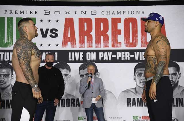 Andy Ruiz y su increíble cambio previo a pelea Chris Arreola