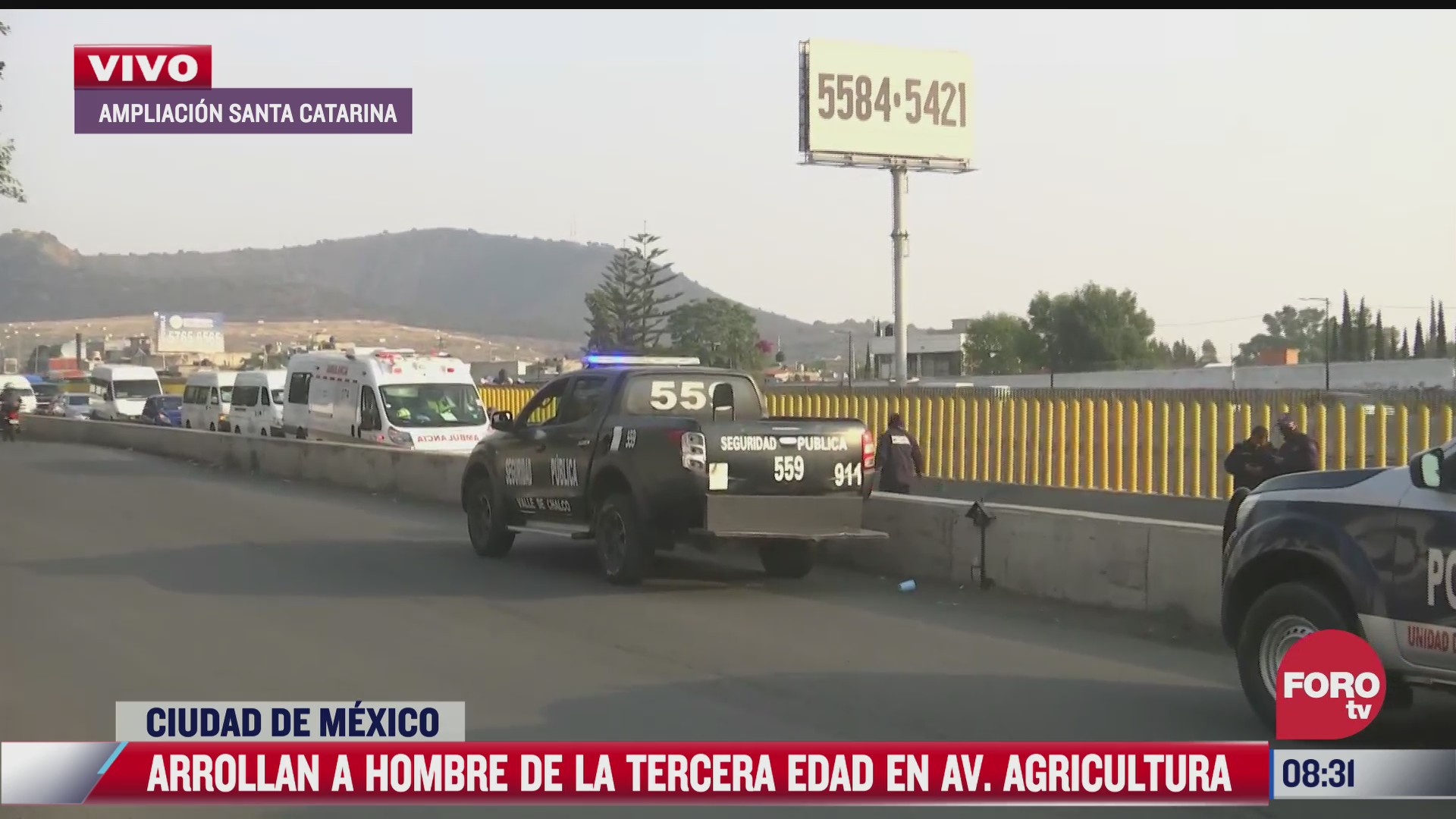 arrollan a hombre de la tercera edad en la autopista mexico puebla