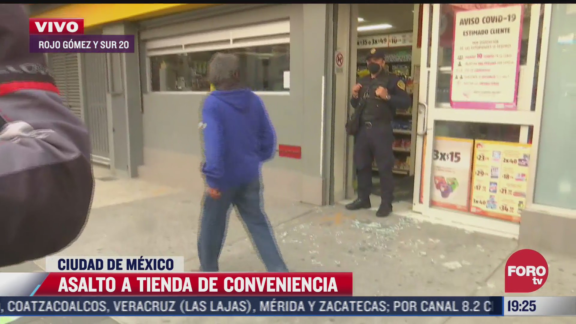 asaltan tienda de conveniencia en rojo gomez y sur 20 en la ciudad de mexico