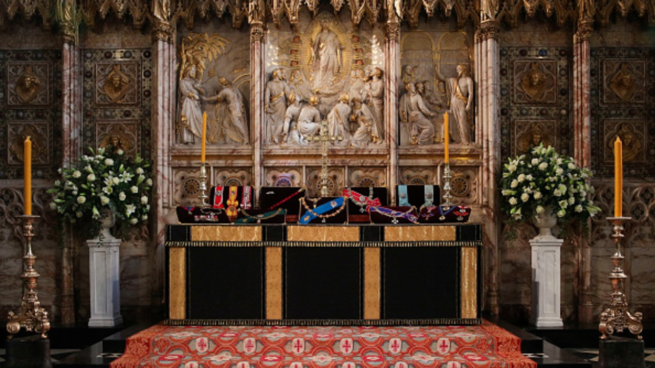 La construcción de la capilla de San Jorge inició en el reinado de Eduardo IV y terminó en 1528