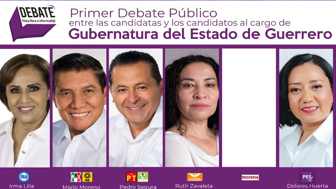 Cuándo es debate en Guerrero y dónde ver la transmisión
