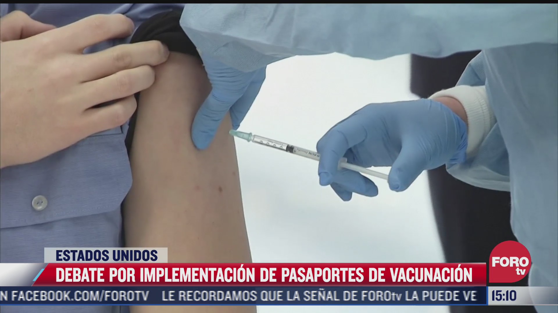 debate por pasaportes de vacunacion en estados unidos