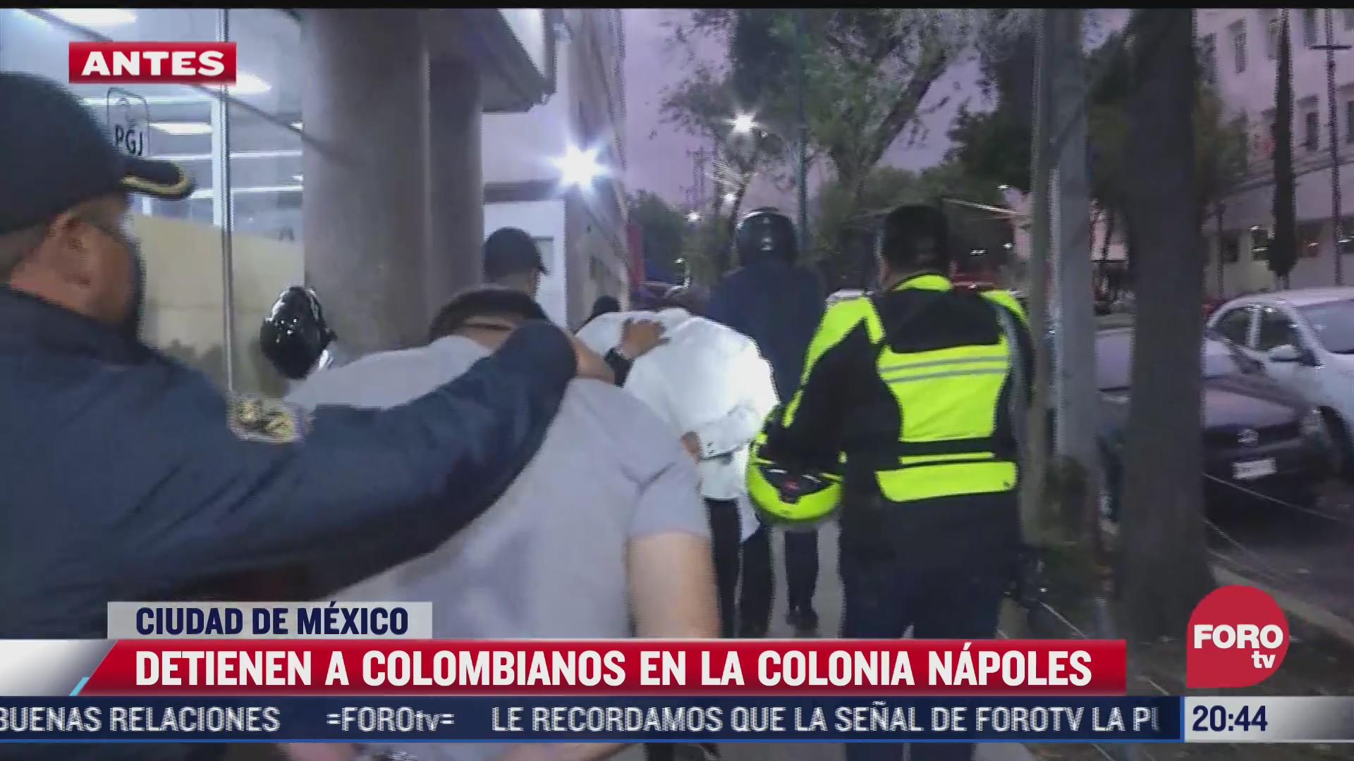 detienen a banda de colombianos en la colonia napoles cdmx