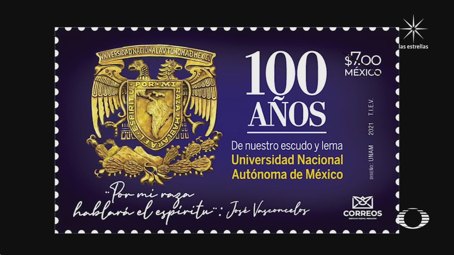 escudo y lema de la unam cumplen 100 anos