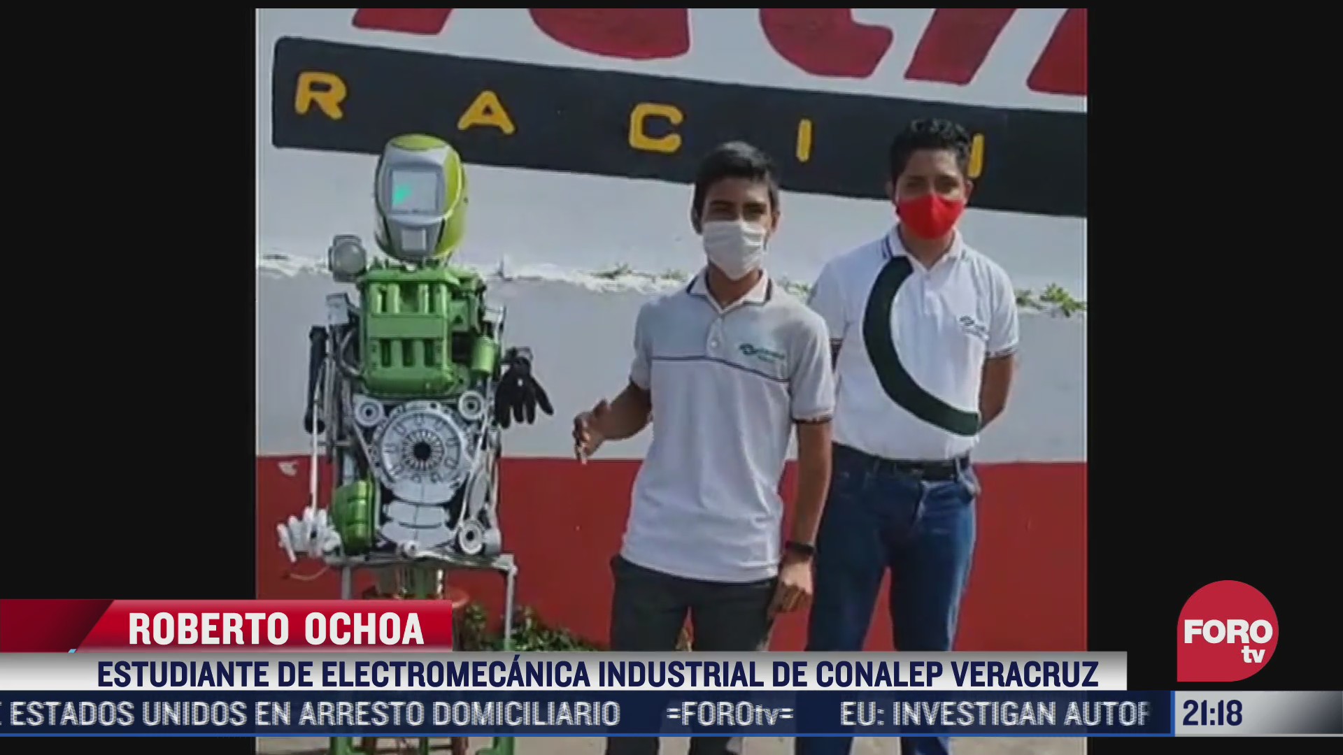 estudiantes de conalep crean robot que ayuda a cumplir protocolos covid
