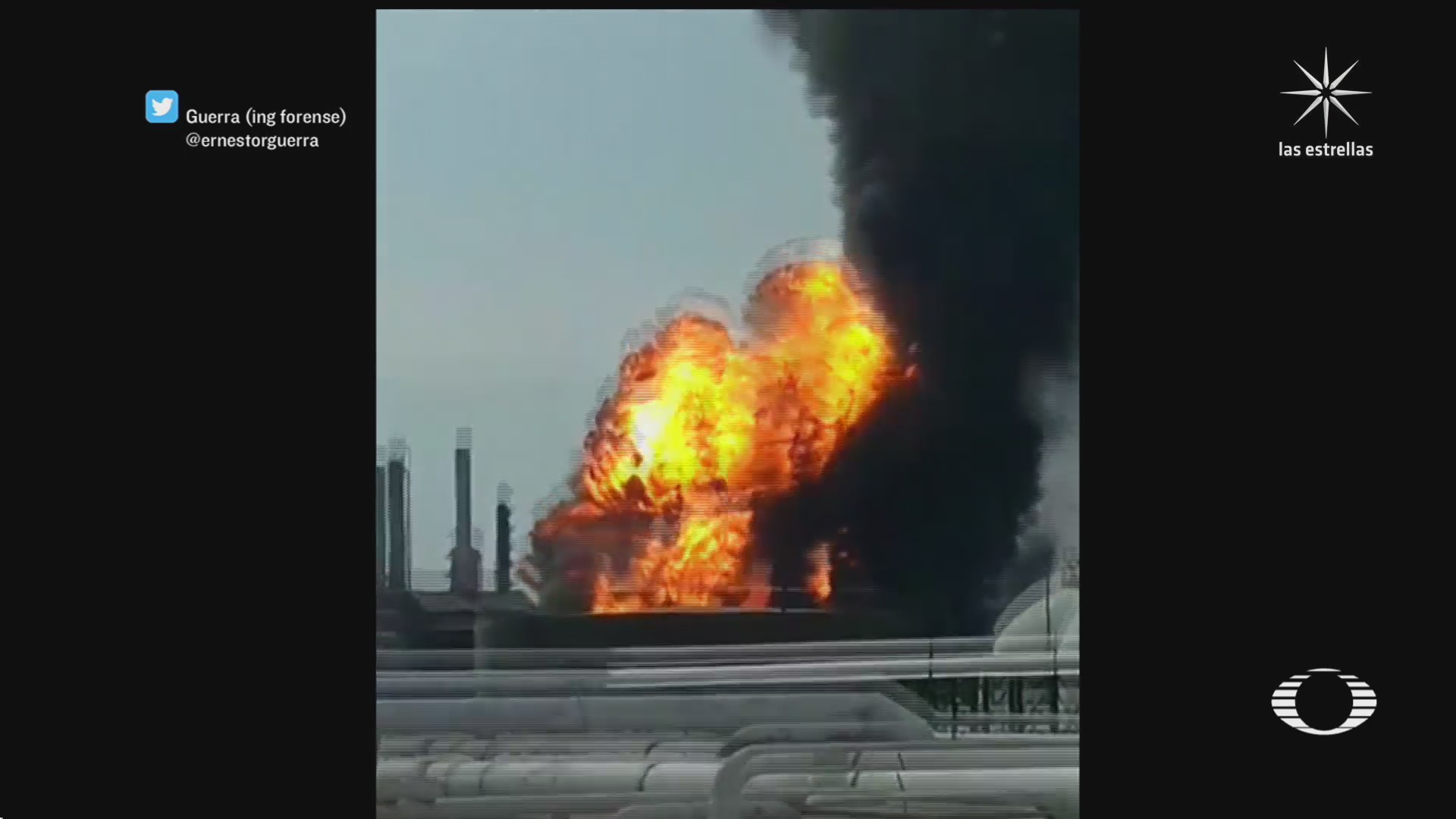 explosion e incendio en refineria lazaro cardenas