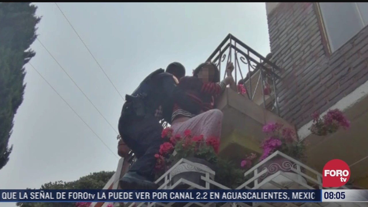 Policías de la SSC impiden suicidio de una joven en alcaldía Álvaro Obregón