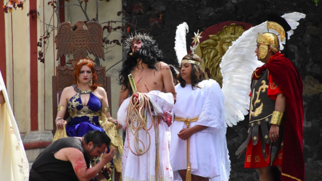 Iztapalapa realiza la 178 representación de la Pasión de Cristo