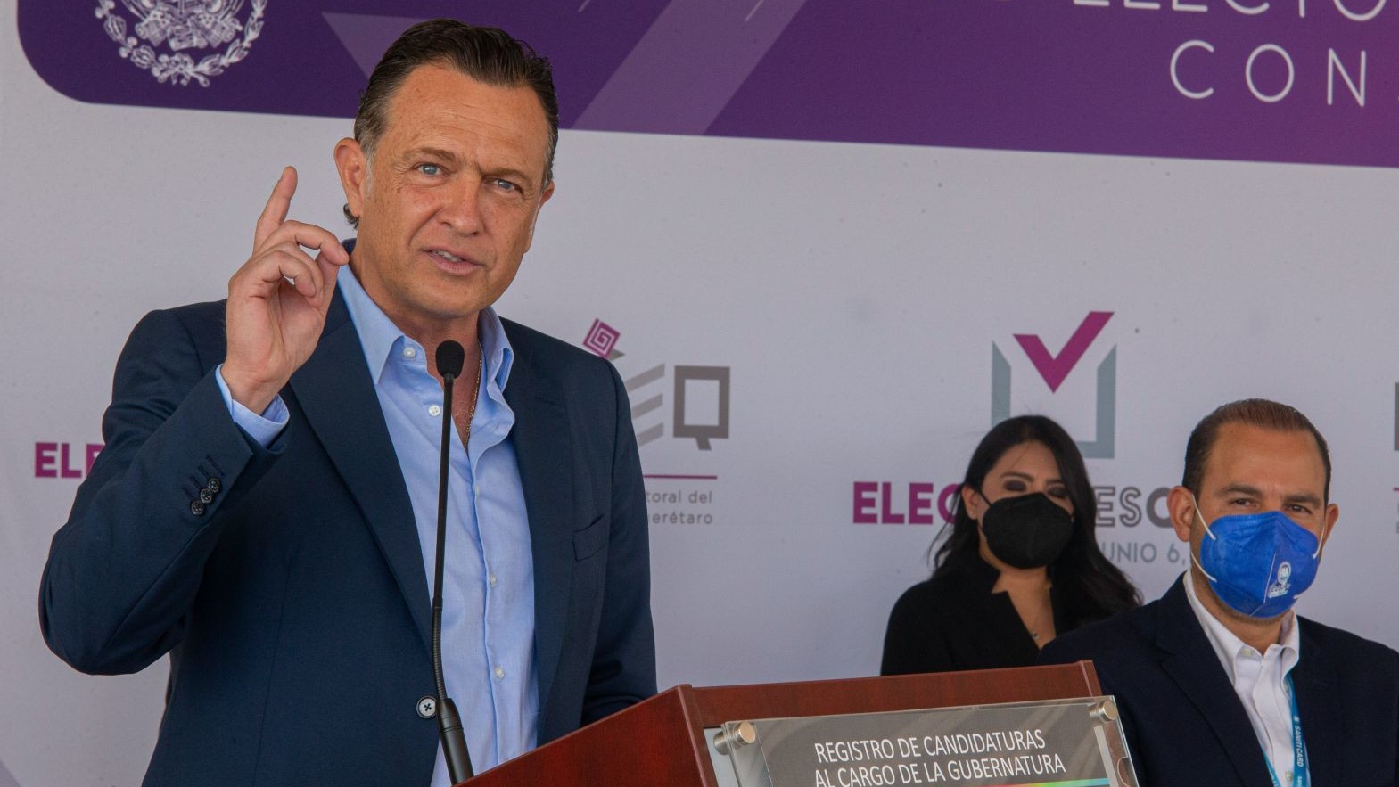 Mauricio Kuri, candidato del PAN por la gubernatura de Querétaro, fue hospitalizado