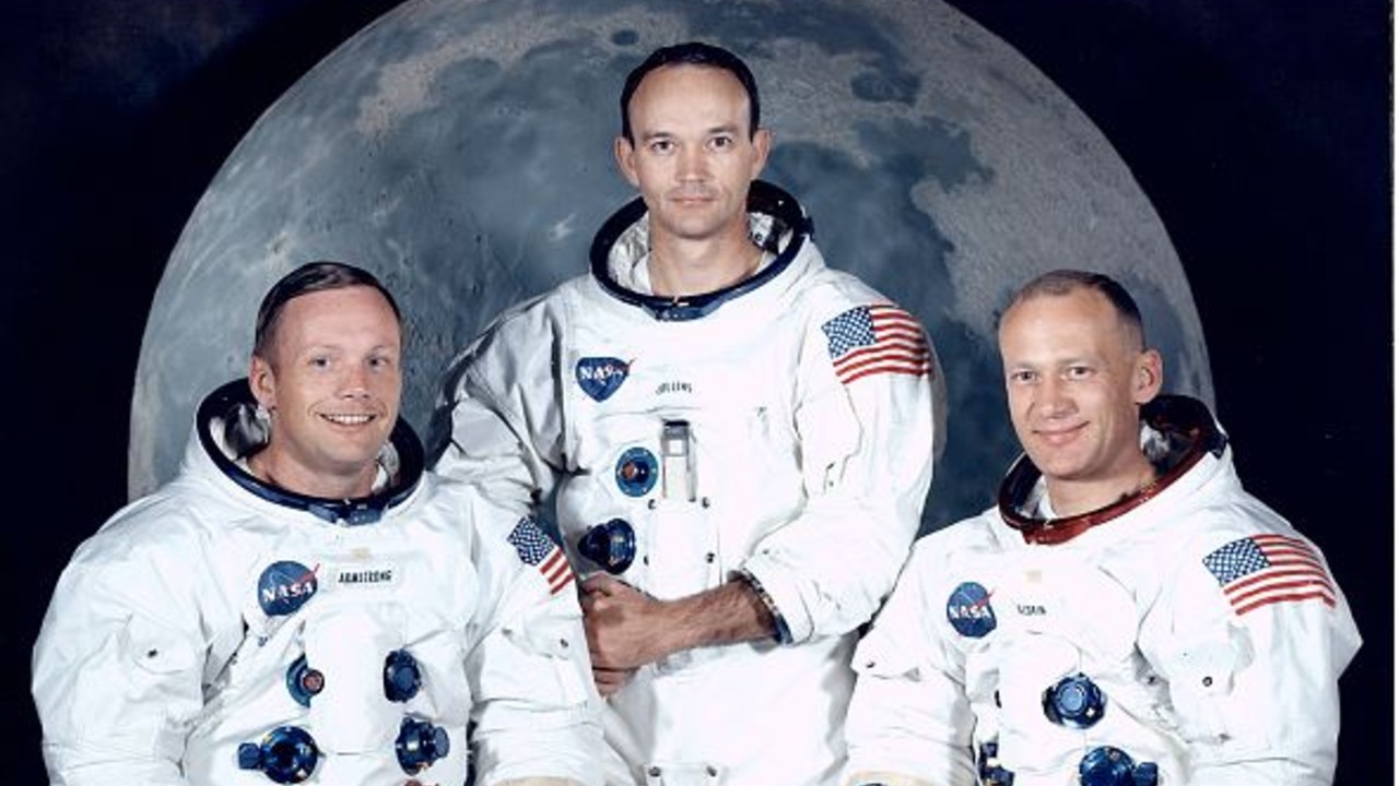 Neil Armstrong, Michael Collins y Buzz Aldrin