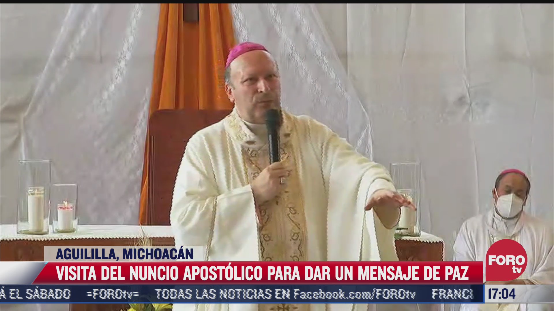 nuncio apostolico visita mexico para dar mensaje de paz