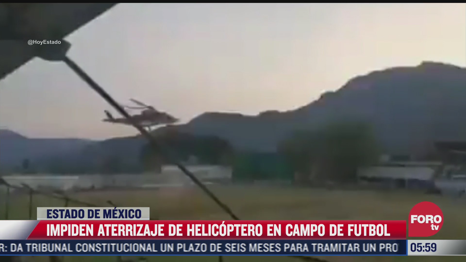 pobladores impiden aterrizaje de helicoptero con recien nacido grave en malinalco edomex