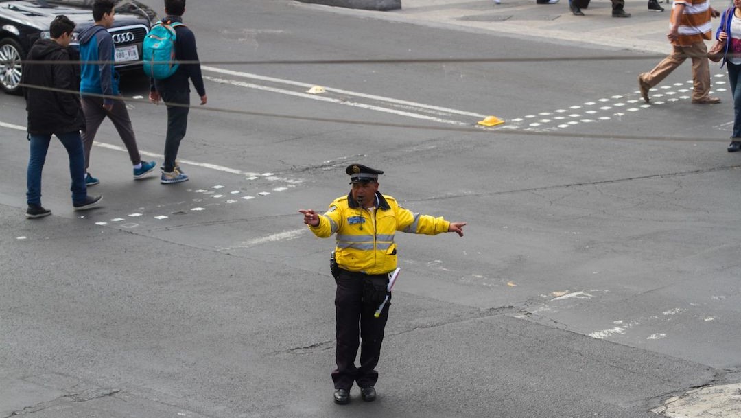 Un policía de transito en la Ciudad de México (Cuartoscuro, archivo)