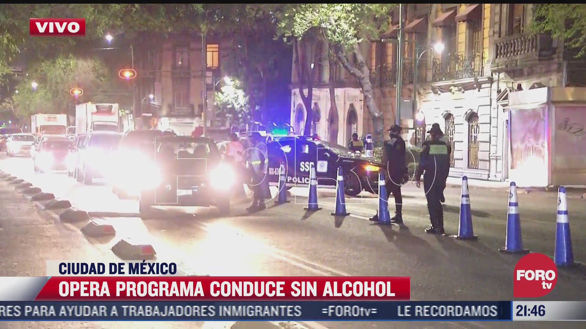programa conduce sin alcohol opera en calles del centro historico