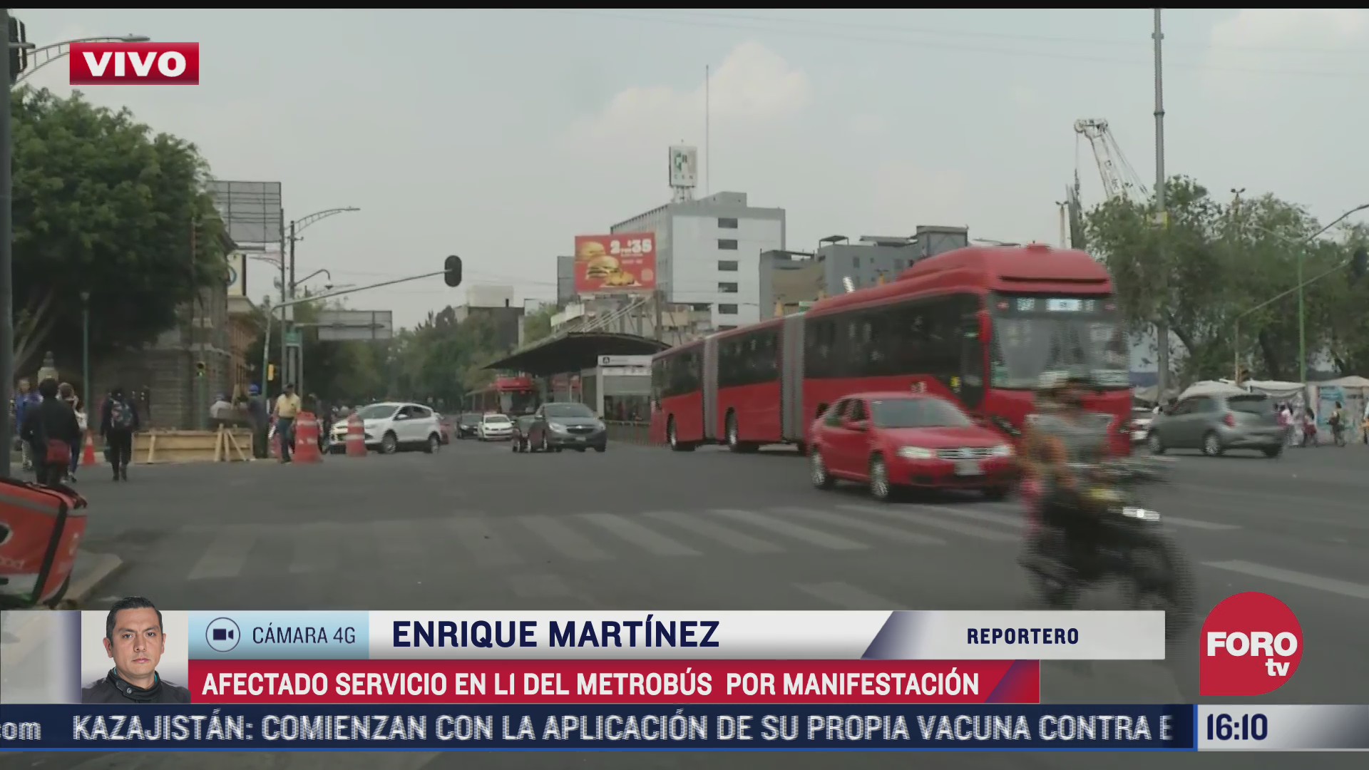 reabren circulacion del metrobus en l1 tras manifestacion en cdmx