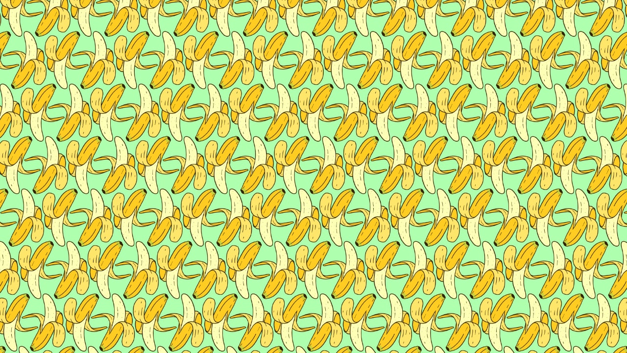 Reto visual: Encuentra los plátanos maduros ocultos