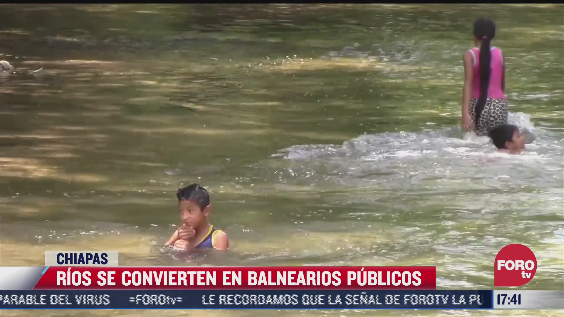rios se convierten en balnearios publicos en chiapas