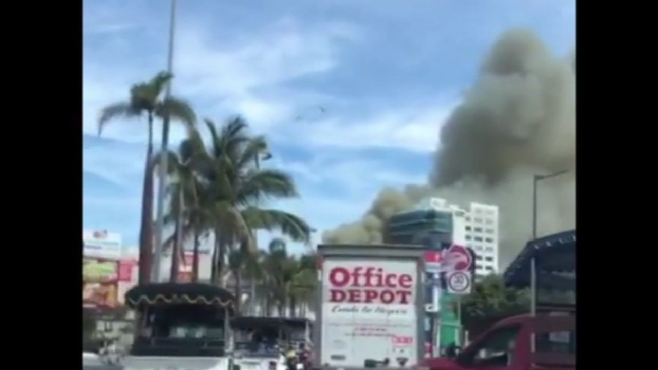 Se registra incendio en Cinemas Gaviotas en Mazatlán, Sinaloa