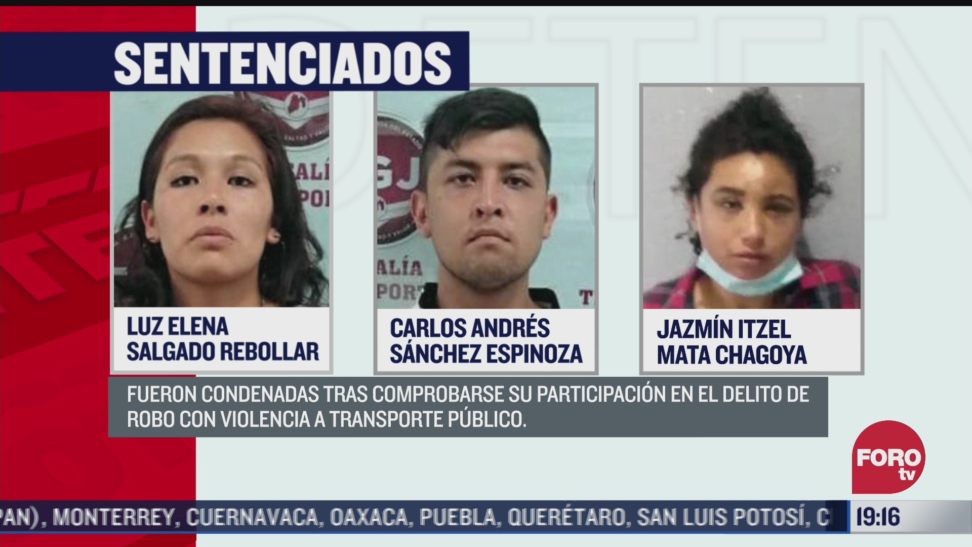 sentencian a tres por robo a transporte publico en el estado de mexico