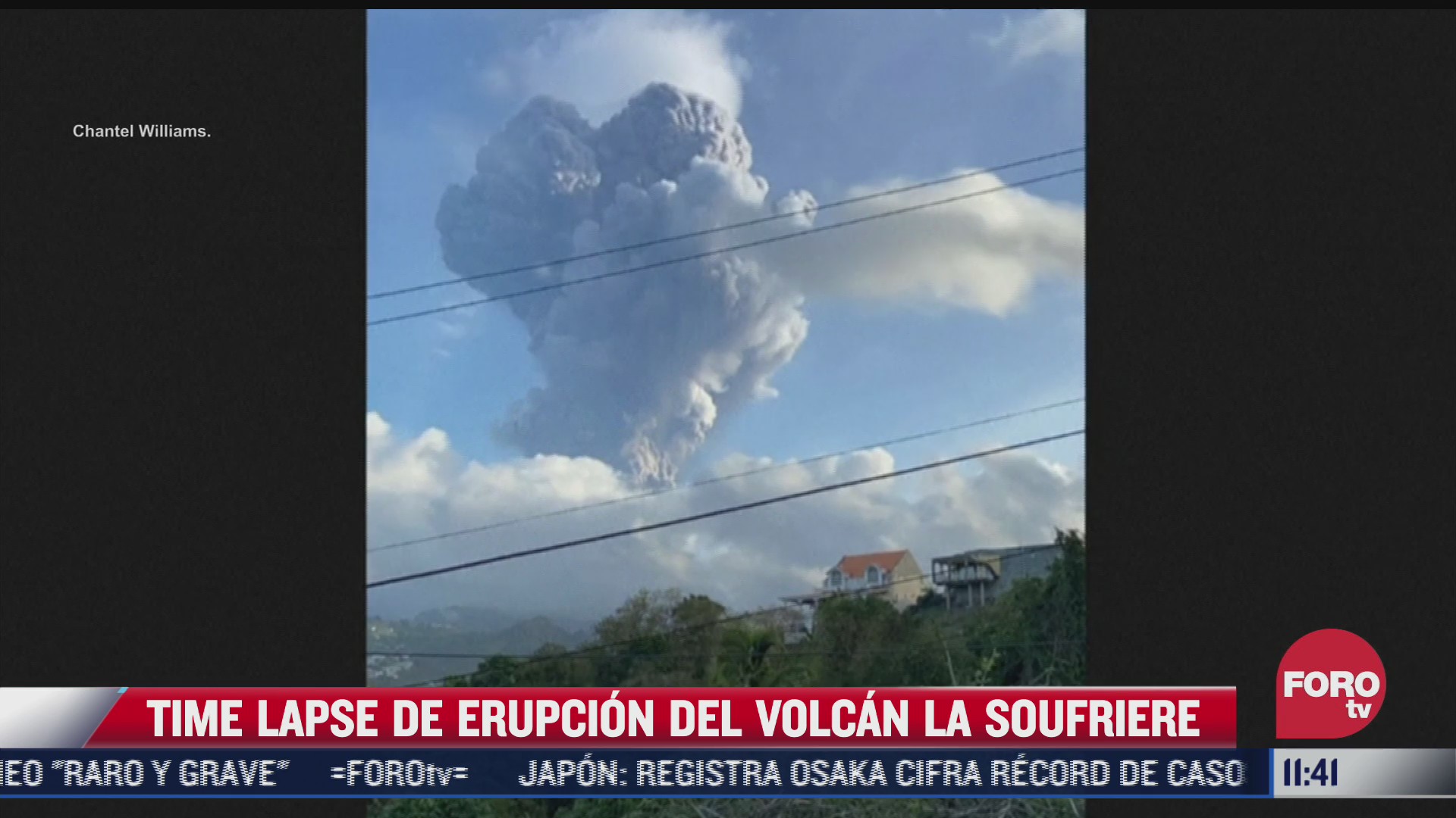 sorprende time lapse de este volcan