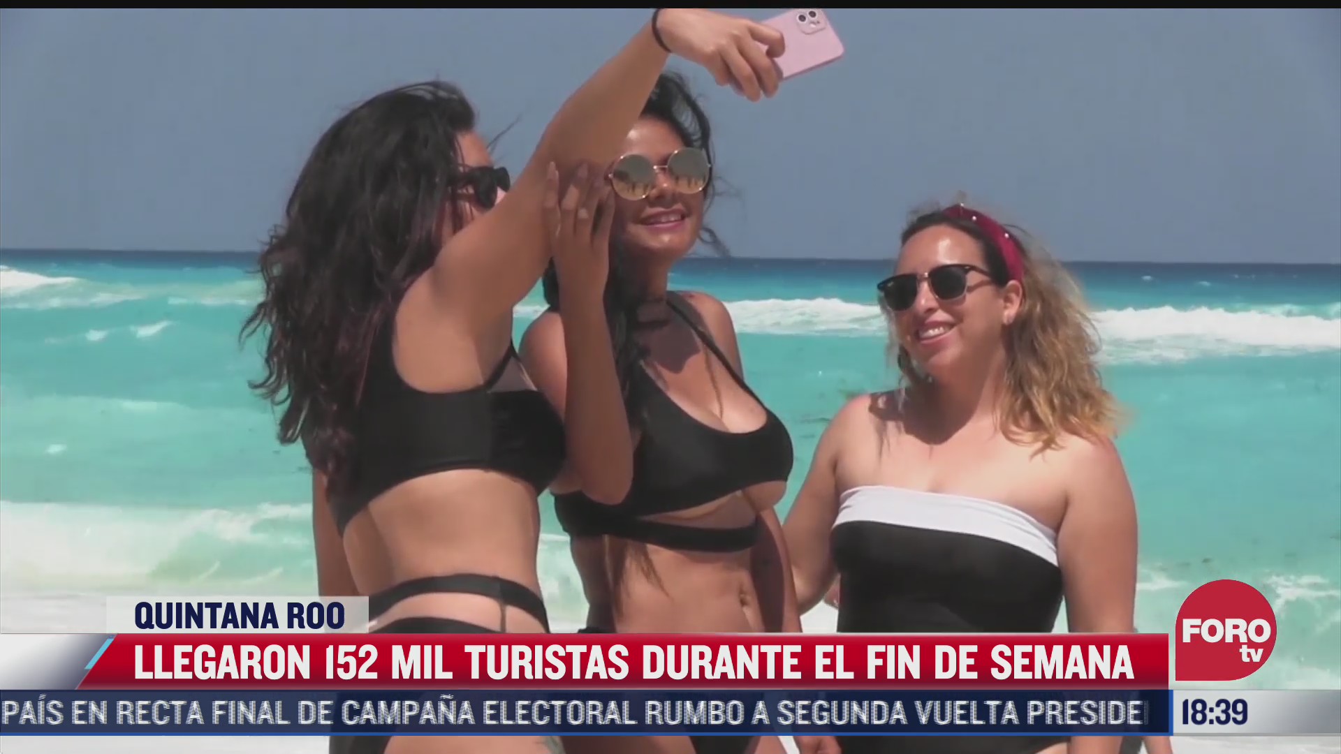 turistas relajan medidas sanitarias contra covid 19 en playas de cancun