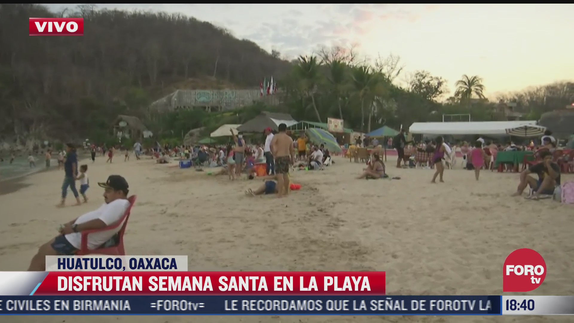 turistas relajan medidas sanitarias en playas de oaxaca