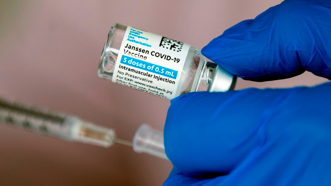 Fotografía de la vacuna Janssen, de la farmacéutica Johnson & Johnso, contra la COVID-19