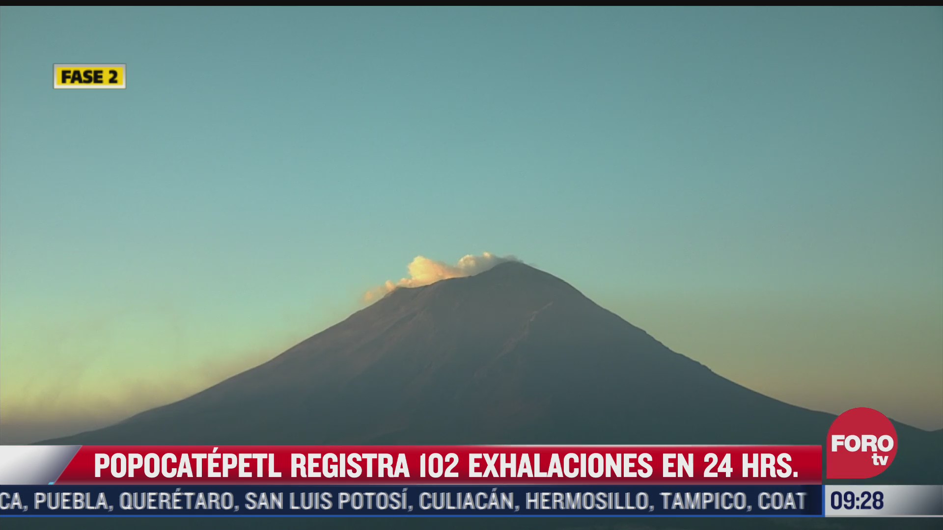 volcan popocatepetl registra 102 exhalaciones en 24 horas