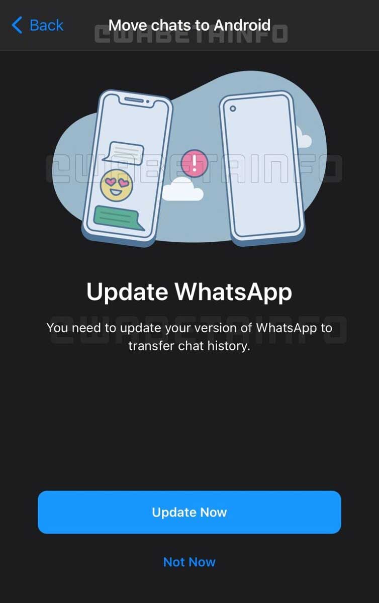 WhatsApp permitirá migrar tu historial de iOS a Android