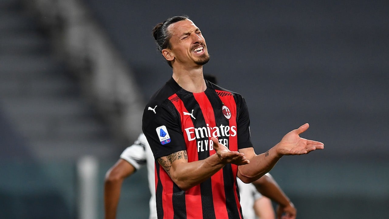 El delantero sueco del AC Milan, Zlatan Ibrahimovic (Getty Images)