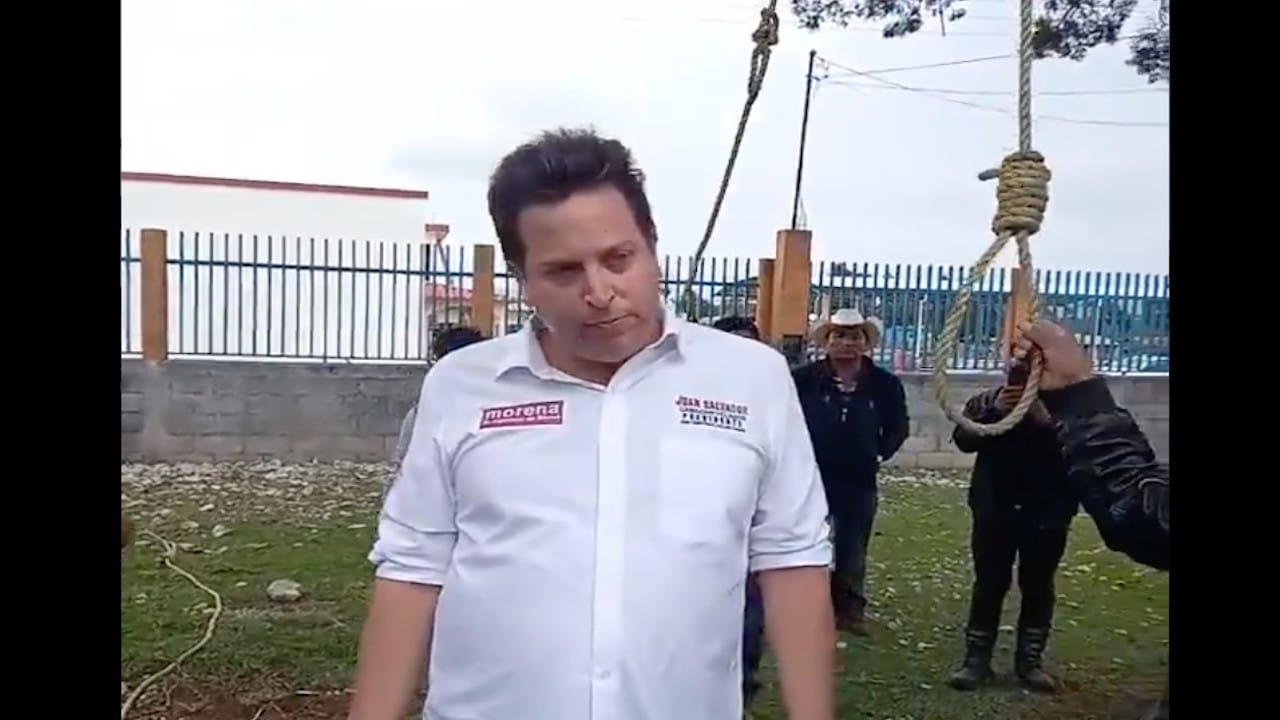 Así retuvieron al candidato de Morena Juan Salvador Camacho, en Chiapas
